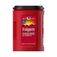 Folgers Classic Roast Ground Coffee Medium Roast 43.5oz (1.23kg)