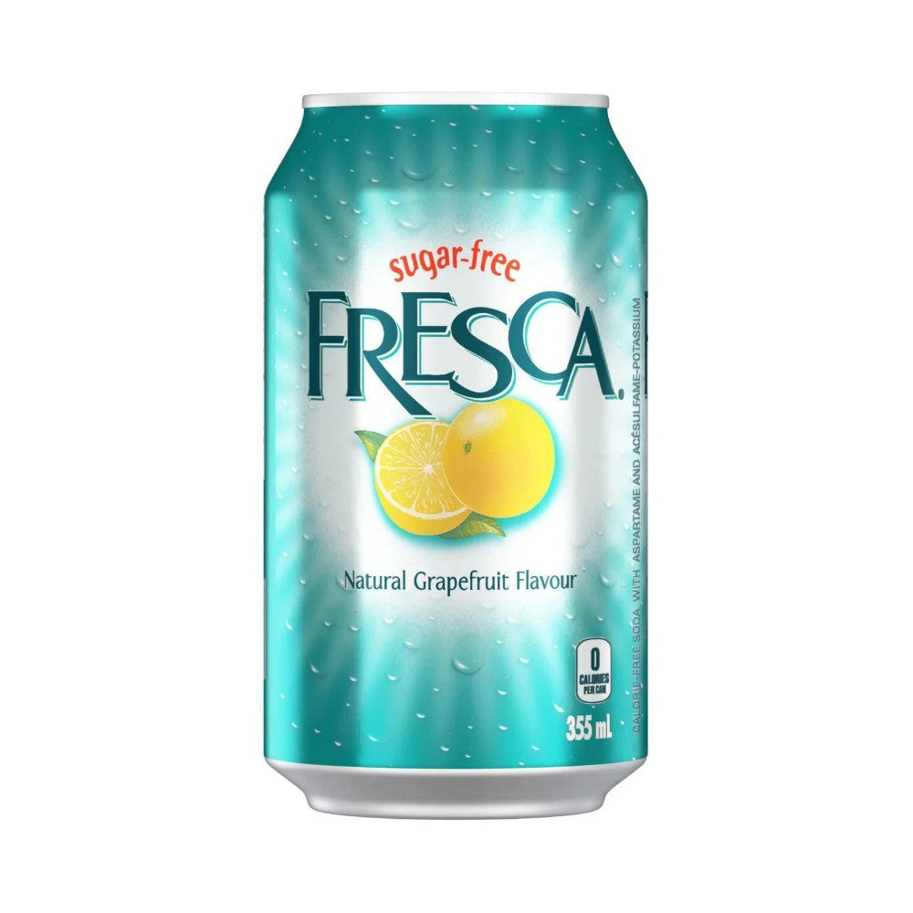 Fresca Soda Can Natural Grapefruit 355ml - 12 Pack
