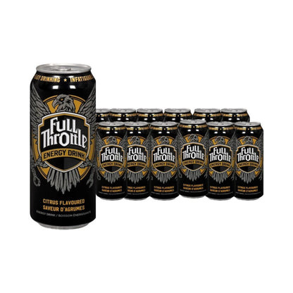 Full Throttle Citrus Energy Drink Cans 473ml - Pack of 12