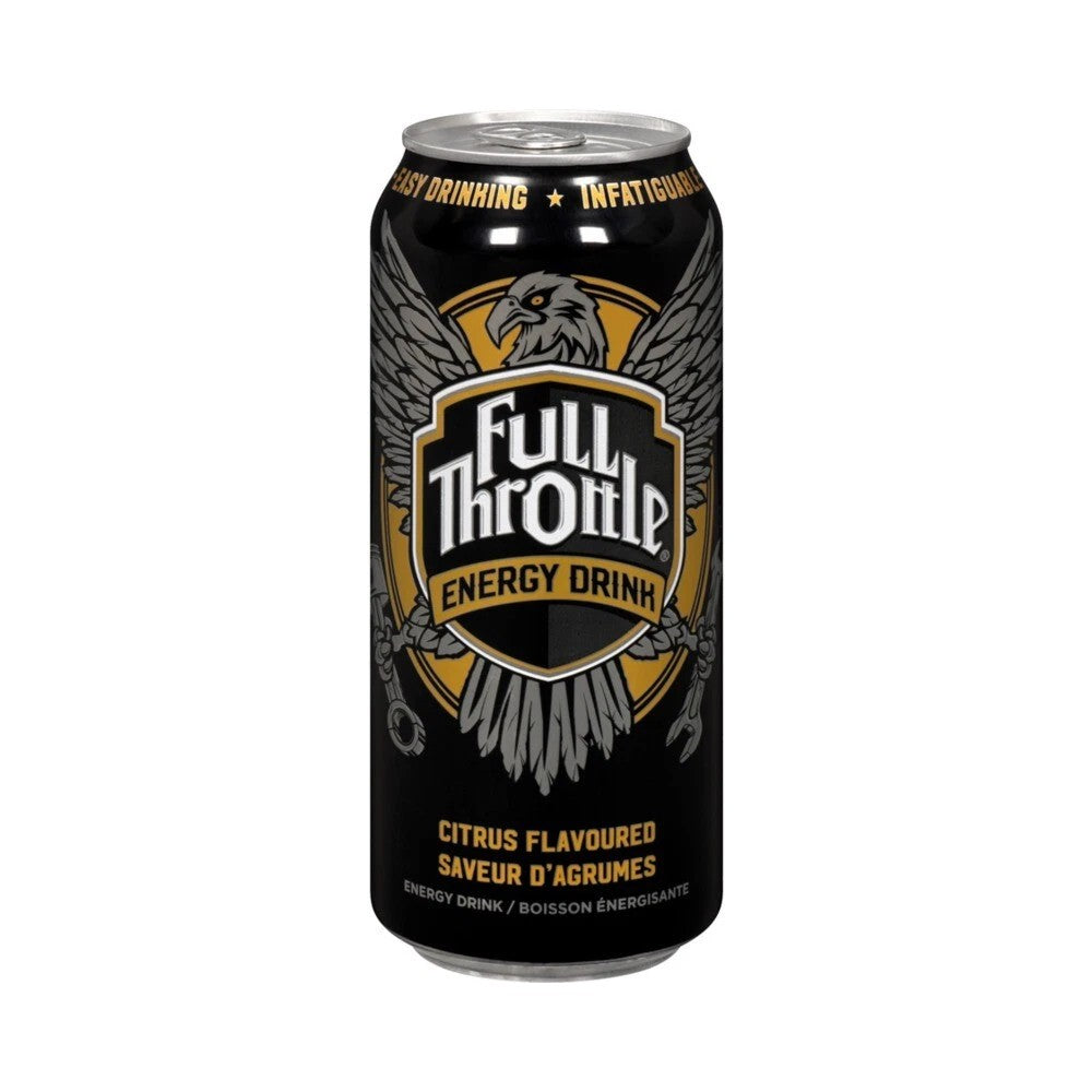 Full Throttle Citrus Energy Drink Cans 473ml - Pack of 12