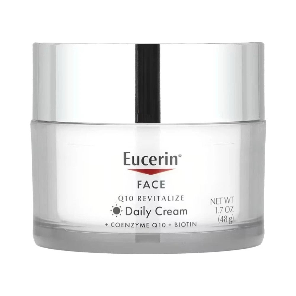 Eucerin Q10 Revitalize Daily Face Cream Jar 1.7oz (48g) - Fragrance Free