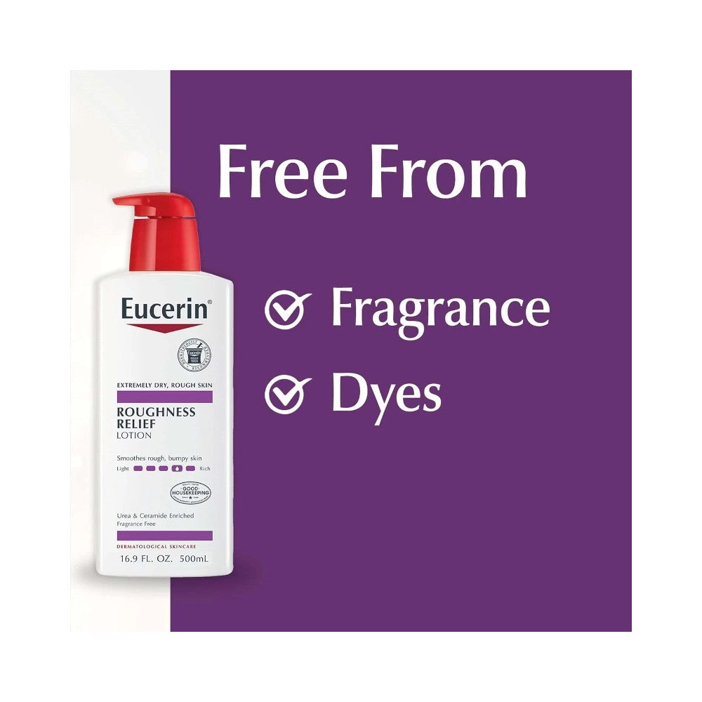 Eucerin Roughness Relief Lotion Bottle 500ml - Fragrance Free