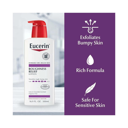 Eucerin Roughness Relief Lotion Bottle 500ml - Fragrance Free