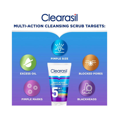 Clearasil Multi-Action 5 in 1 Exfoliating Scrub 150ml