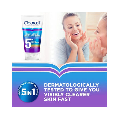 Clearasil Multi-Action 5 in 1 Exfoliating Scrub 150ml