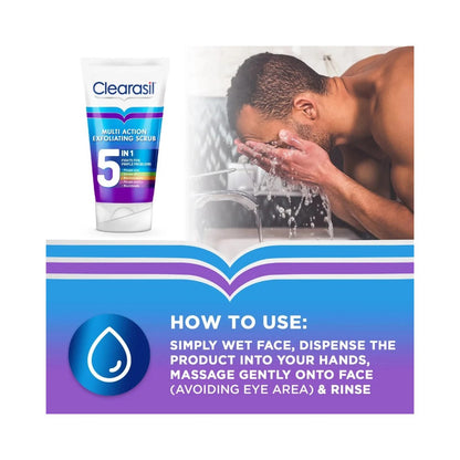 Clearasil Multi-Action 5 in 1 Exfoliating Scrub 150ml