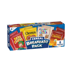 General Mills Cereal Breakfast Pack 8 Pouches 9.14oz