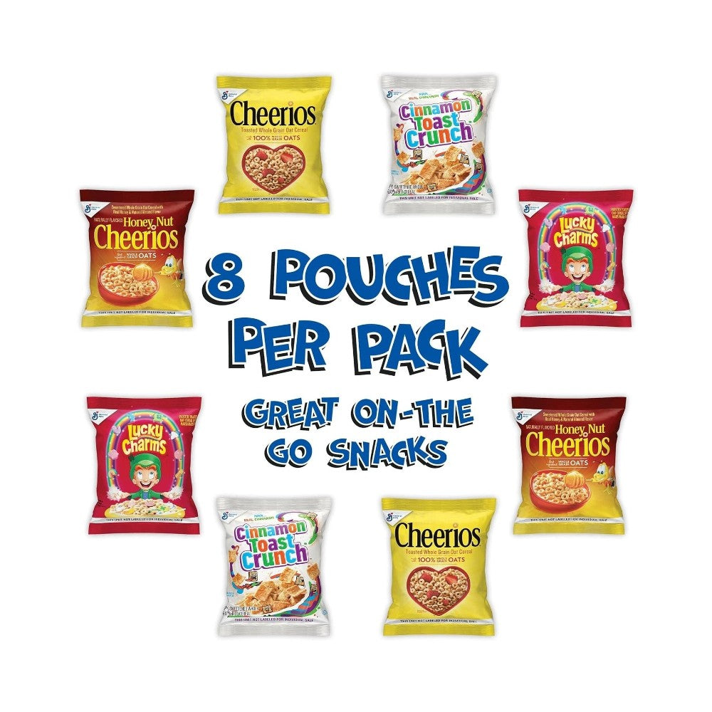 General Mills Cereal Breakfast Pack 8 Pouches 9.14oz
