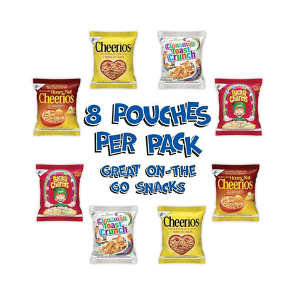 General Mills Cereal Breakfast Pack 8 Pouches 9.14oz