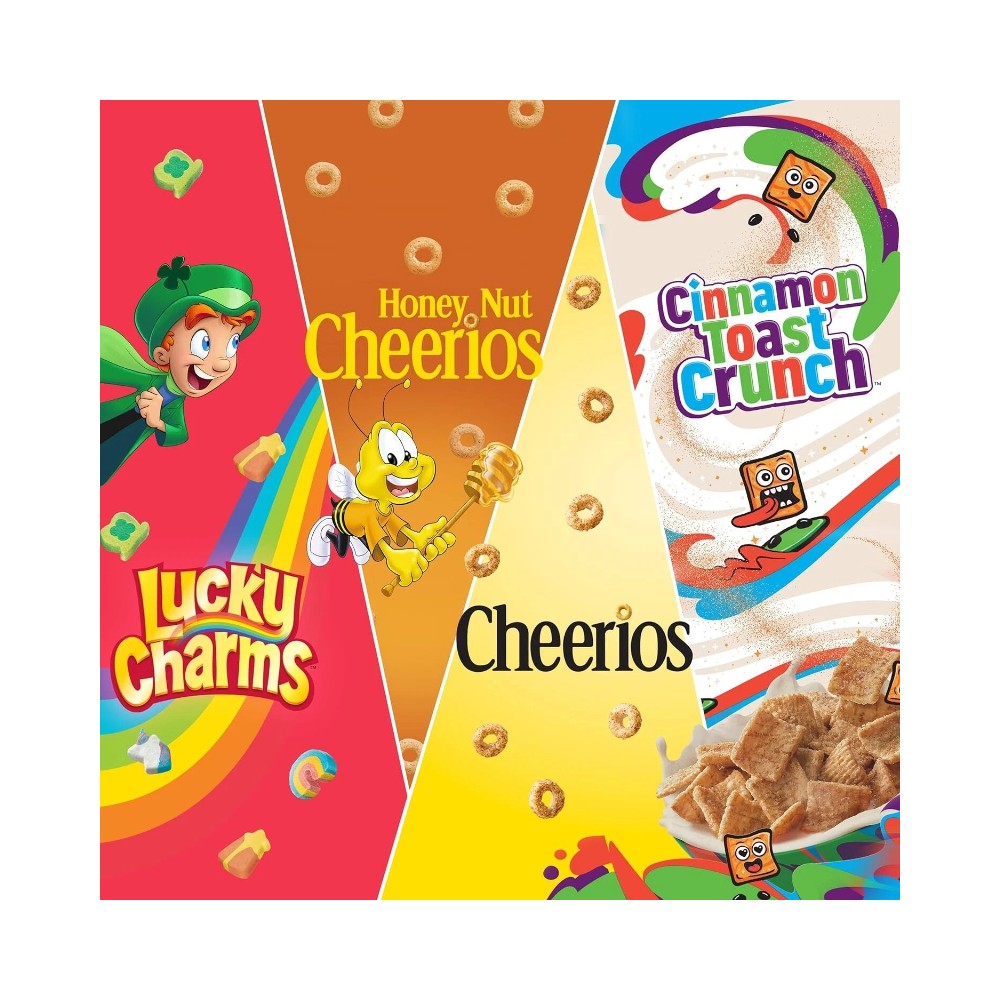 General Mills Cereal Breakfast Pack 8 Pouches 9.14oz