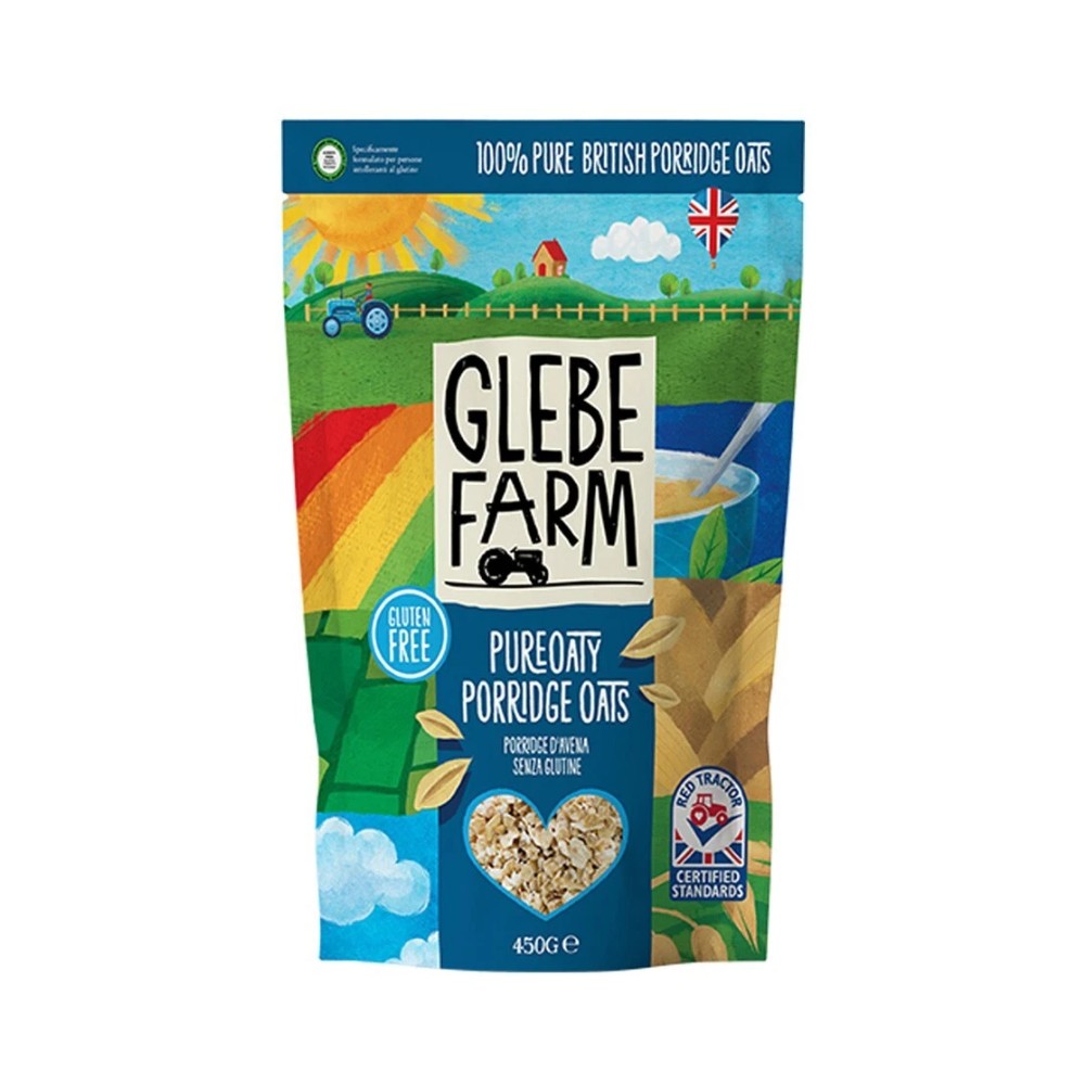 Glebe Farm PureOaty Porridge Oats Cereal 450g