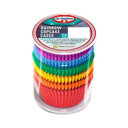 Dr. Oetker Rainbow Cupcake Baking Cases 72's