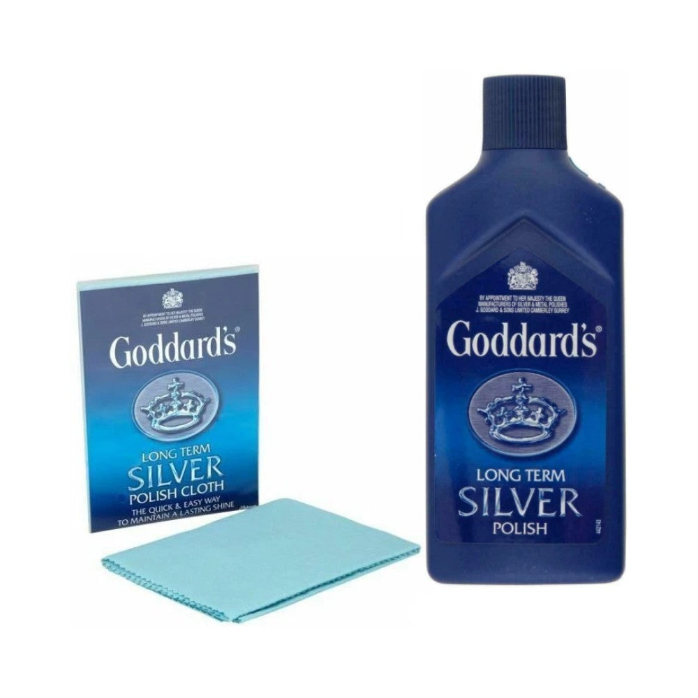 Goddards Long Term Silver Polish 125ml + Polish Cloth