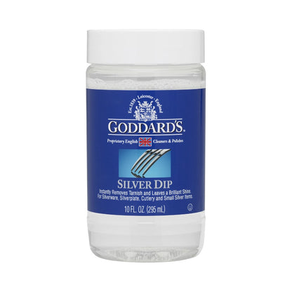 Goddards Silver Dip Polish Cleaner & Tarnish Remover 10oz (295ml)