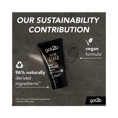Got2b Ultra Glued Edge Styling Gel Tube 150ml
