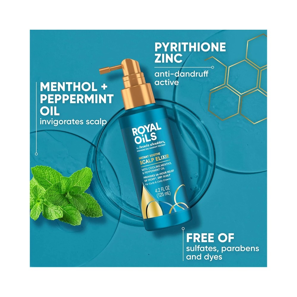 Head & Shoulders Royal Oils Instant Soothe Scalp Elixir Spray 125ml