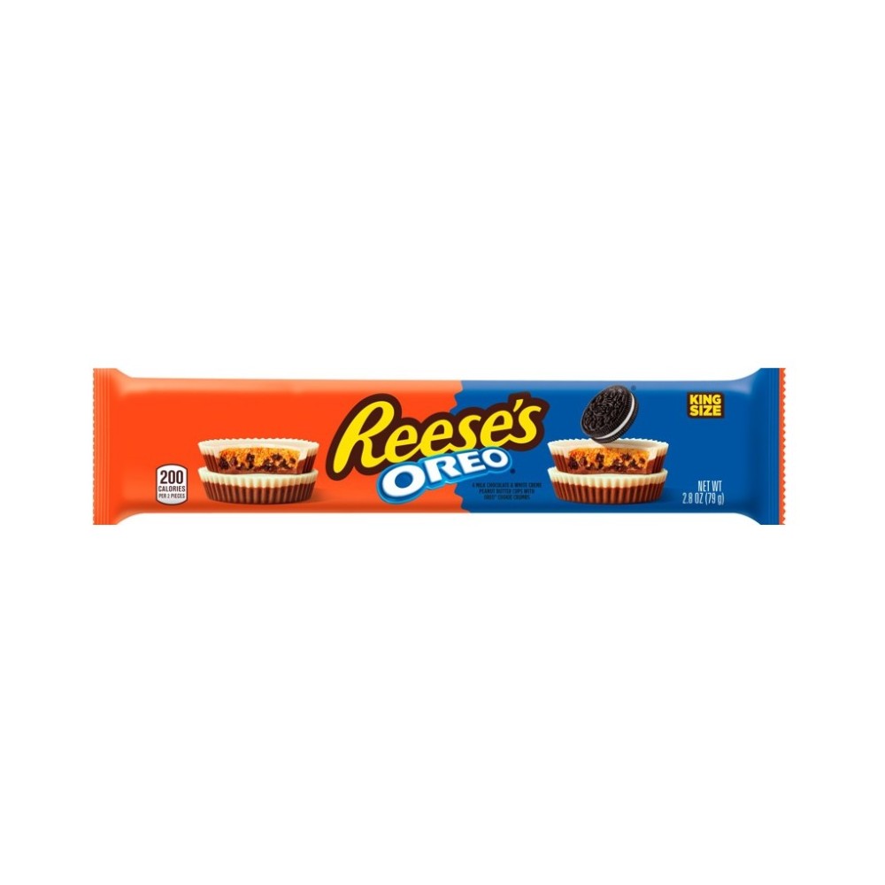 REESE'S OREO Milk Chocolate King Size Peanut Butter Cups 79g