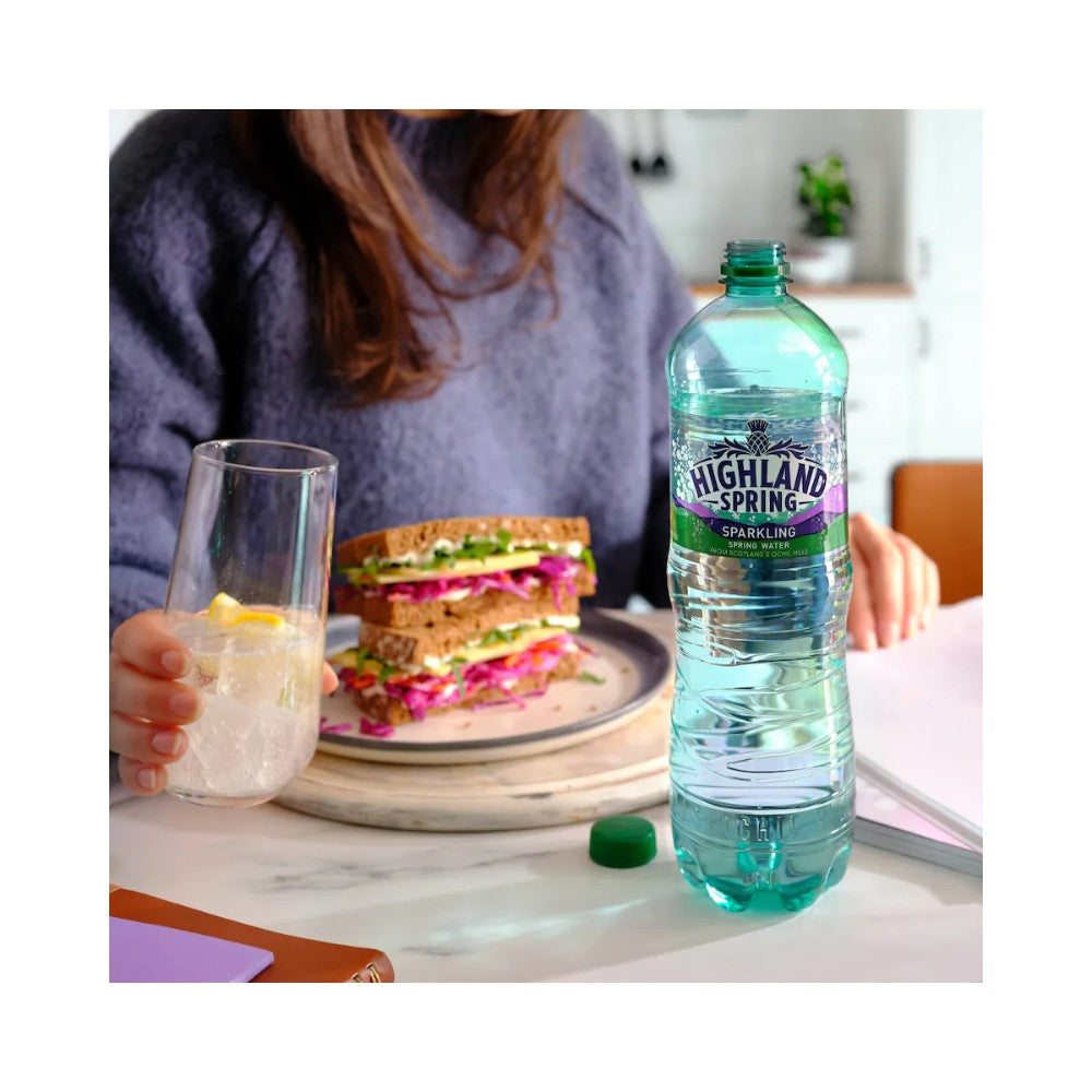 Highland Spring Sparkling Water Bottle 1.5L