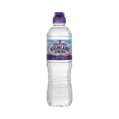 Highland Spring Still Sports Cap Water Bottle 500ml