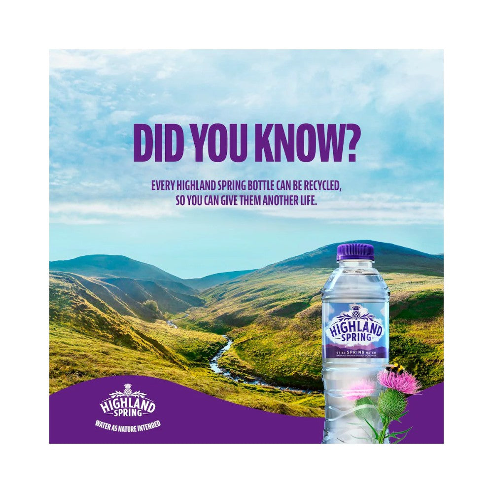 Highland Spring Still Water Bottle 500ml