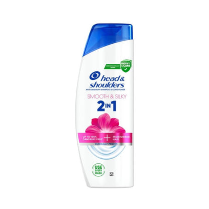 Head & Shoulders 2 in 1 Smooth & Silky Shampoo & Conditioner 330ml