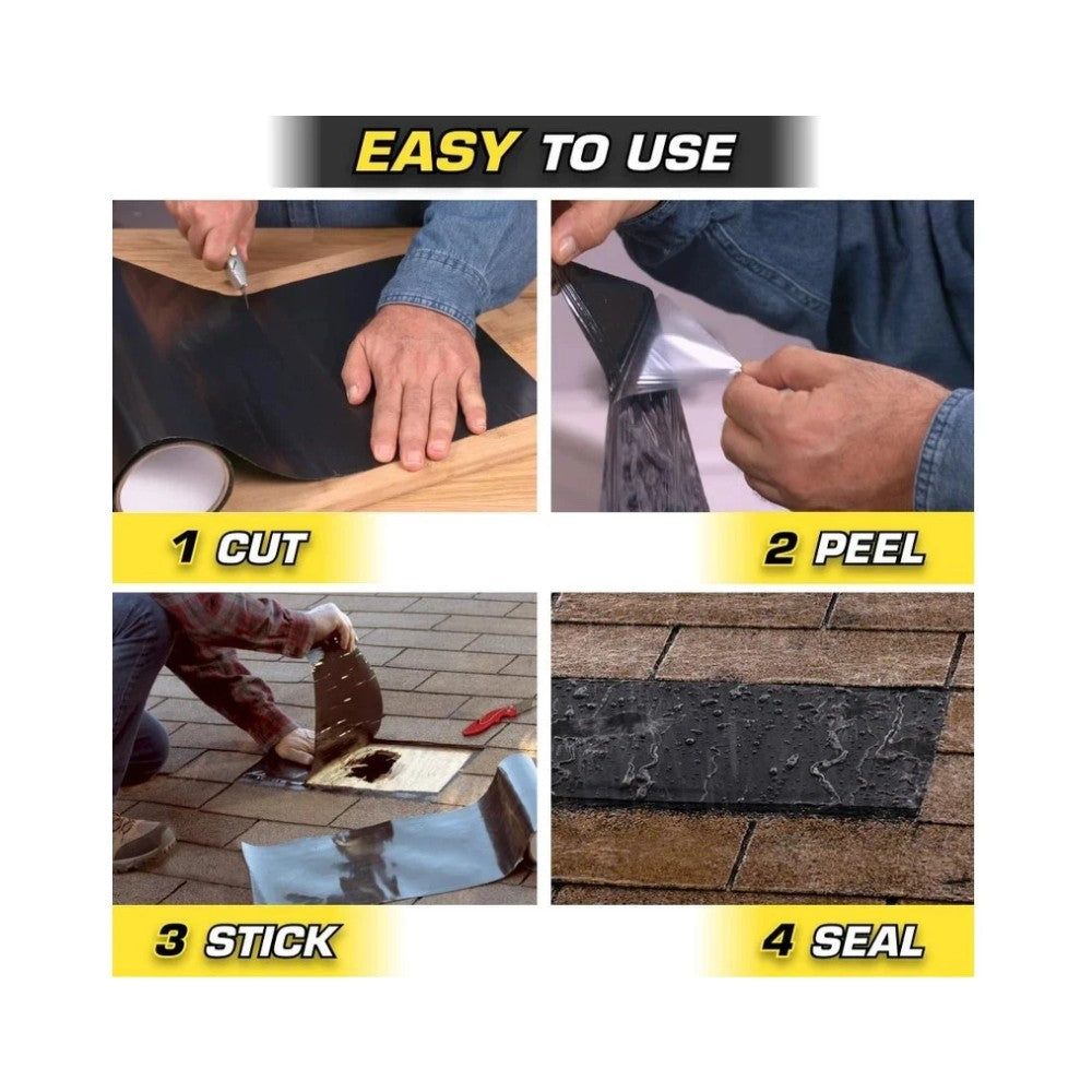 Flex Tape Clear Super Strong Waterproof Tape - 10.2cm x 1.52M