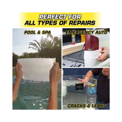 Flex Tape Clear Super Strong Waterproof Tape - 10.2cm x 1.52M