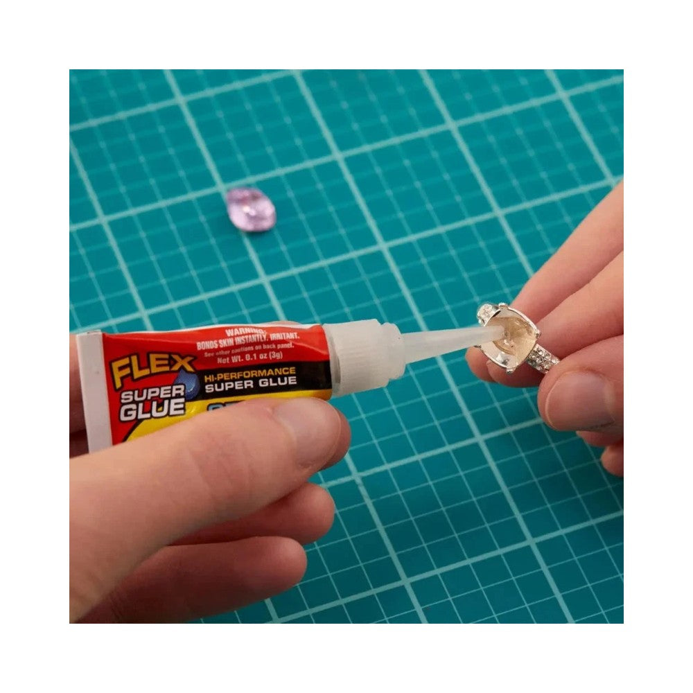 Flex Super Glue Gel Tubes 2 Pack 0.1oz (3g)