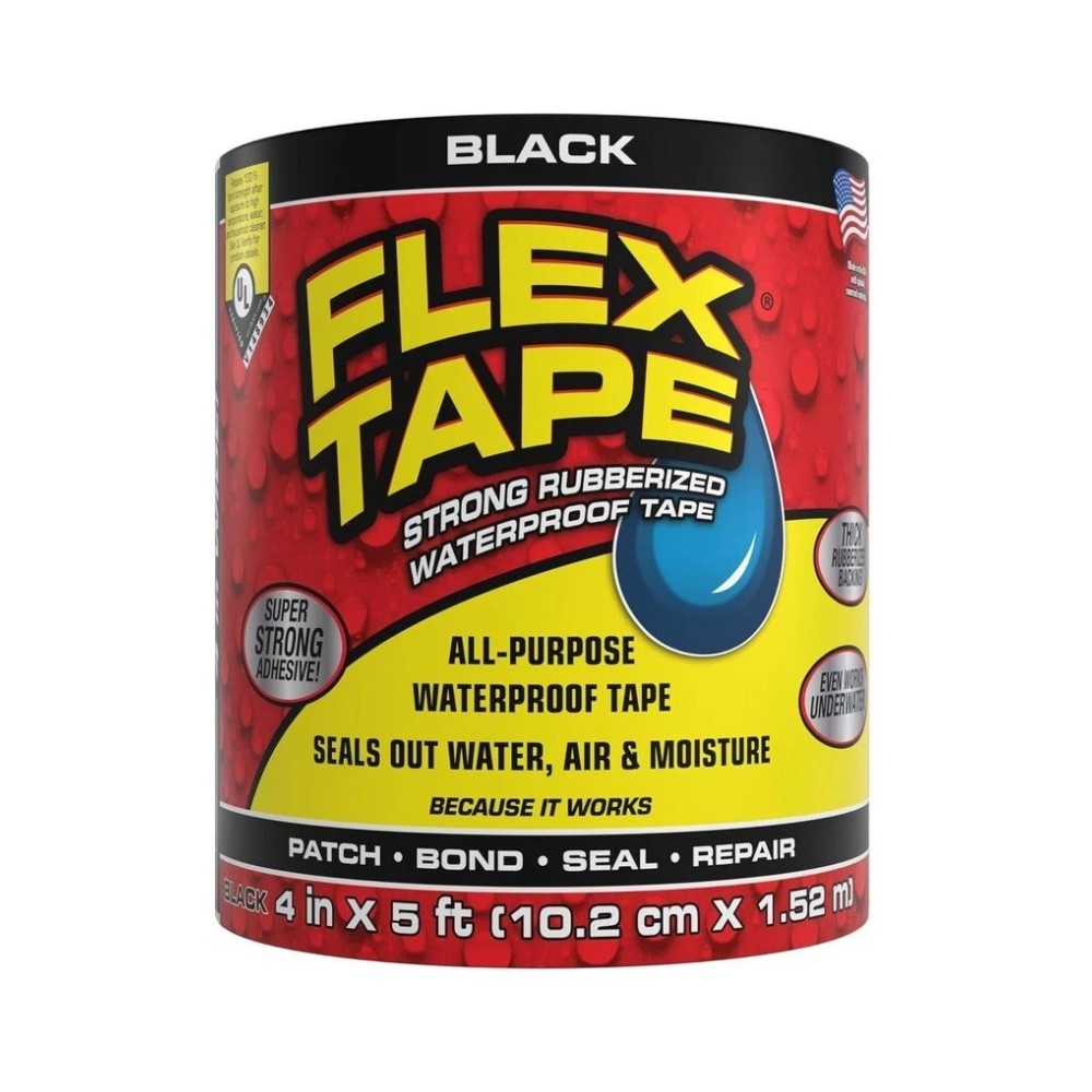 Flex Tape Strong Rubberized Waterproof Tape (10.2 cm x 1.52 m)