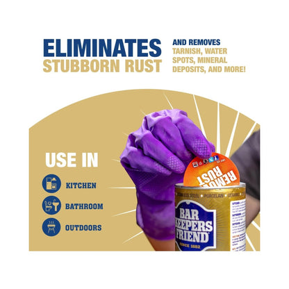 Bar Keepers Friend Cleanser & Polish 21oz (595g)