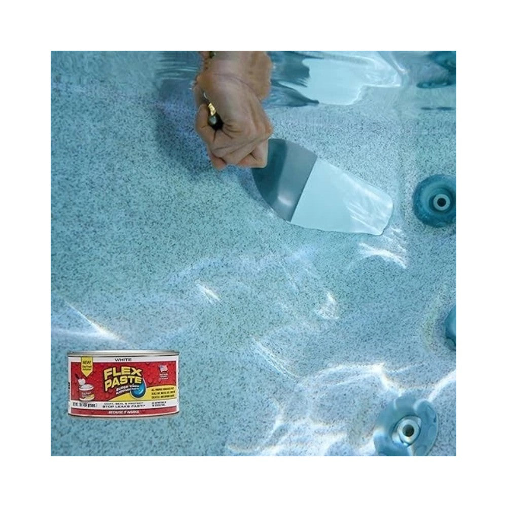 FLEX PASTE Super Thick Rubberized White Paste 454g