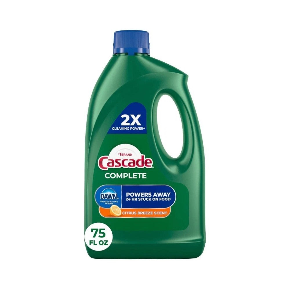 Cascade Complete Gel Dishwasher Detergent 75oz (2.12kg)