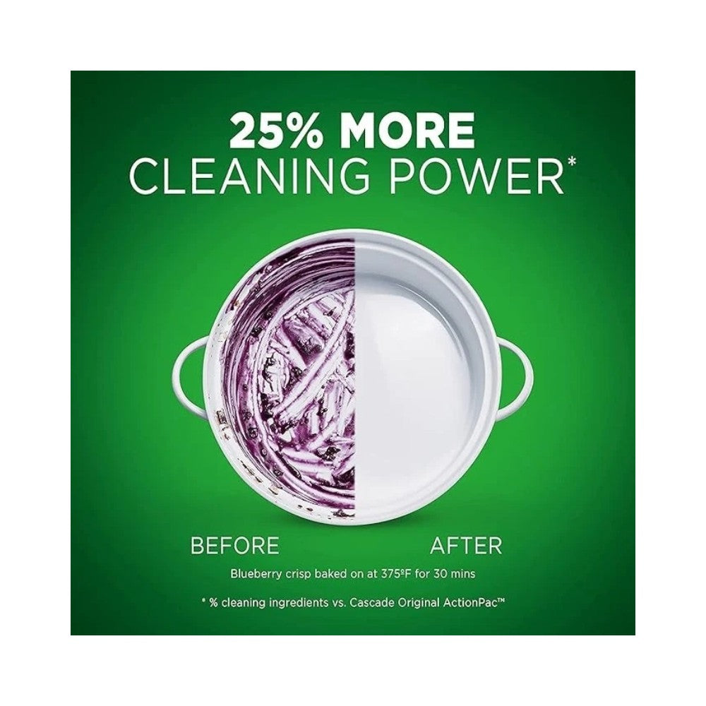 Cascade Complete Dishwasher Capsules Lemon Scent 78's
