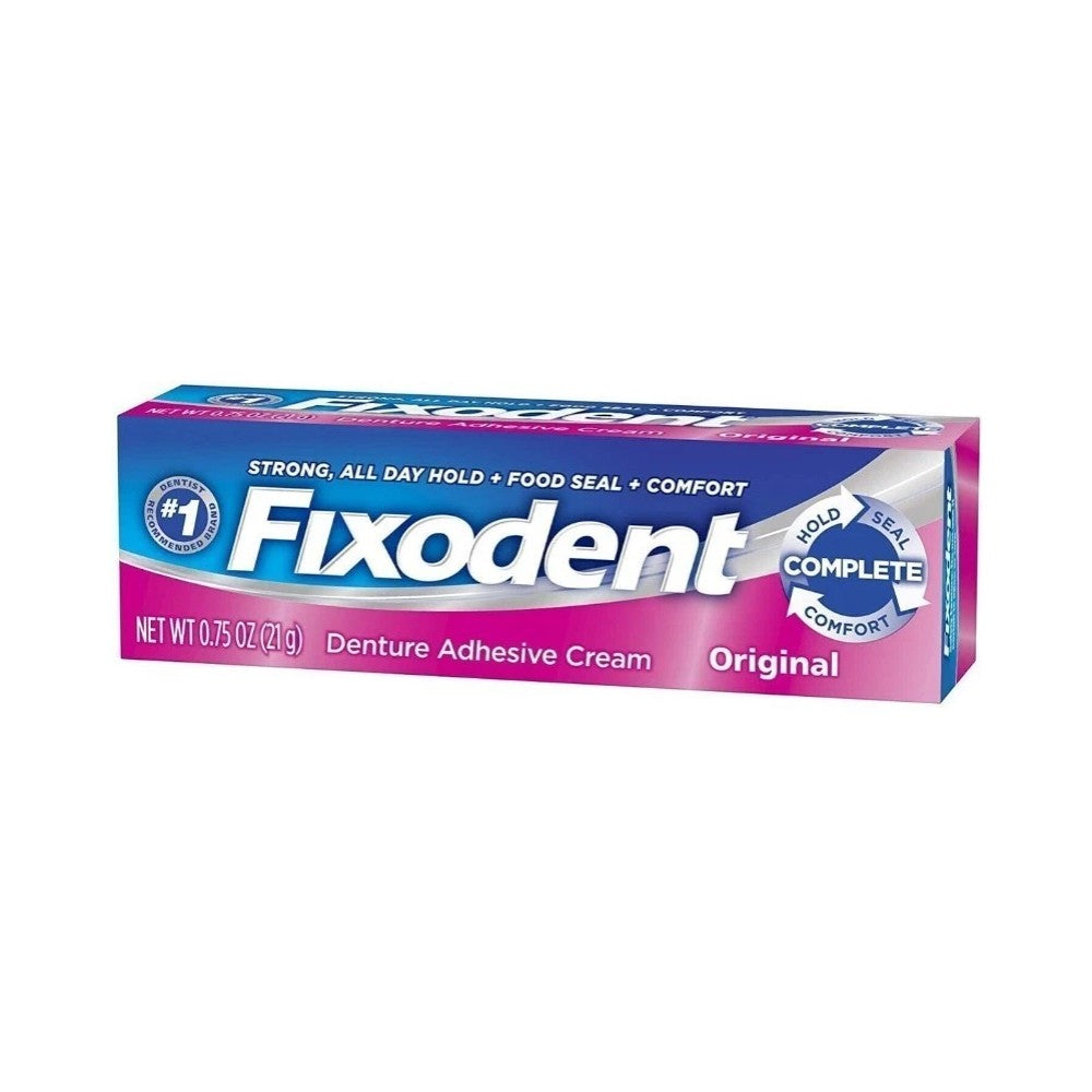 Fixodent Original Denture Adhesive Cream 0.75oz (21g)