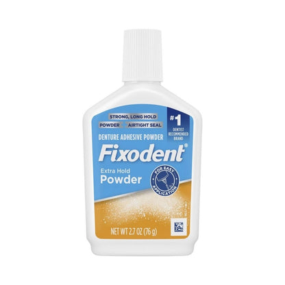 Fixodent Extra Hold Denture Adhesive Powder 2.7oz (76g)