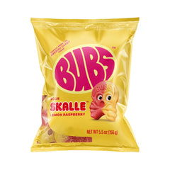 Bubs Sour Skalle Lemon Raspberry Gummy Candy 5.5oz (156g)