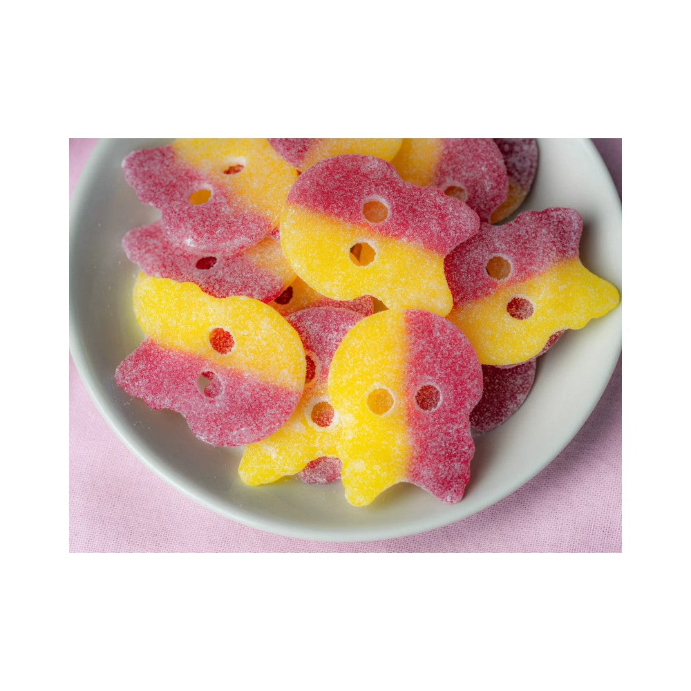 Bubs Sour Skalle Lemon Raspberry Gummy Candy 5.5oz (156g)