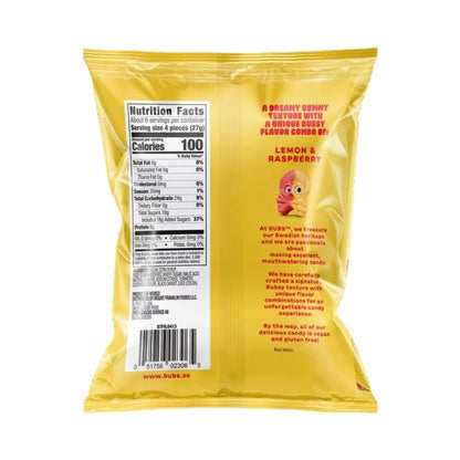 Bubs Sour Skalle Lemon Raspberry Gummy Candy 5.5oz (156g)