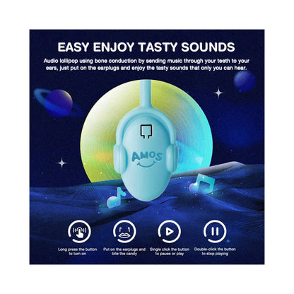 Amos TastySounds Music Lollipop 0.42oz (12g)