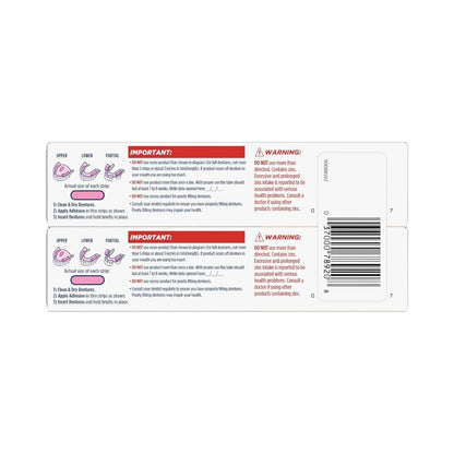 Fixodent Ultra Max Hold Denture Adhesive Cream 2.2oz (62g) - Pack of 2