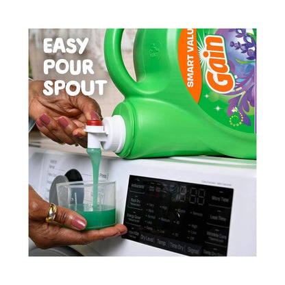 Gain Lavender Liquid Laundry Detergent 154oz (4.55L) - 107 Loads
