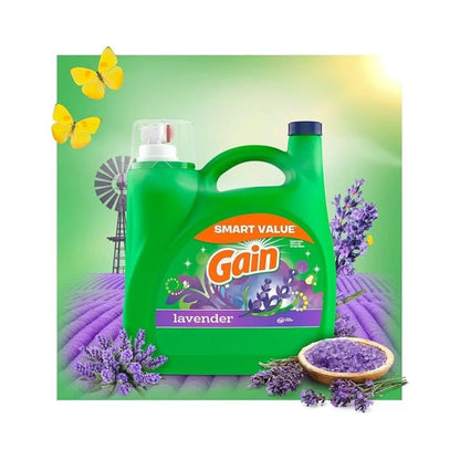 Gain Lavender Liquid Laundry Detergent 154oz (4.55L) - 107 Loads