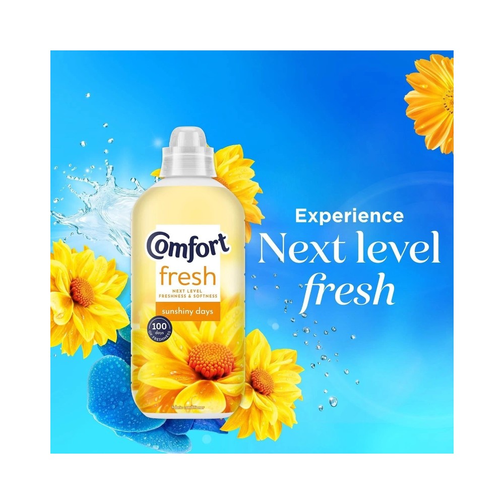 Comfort Fresh Sunshiny Days Fabric Conditioner 930ml