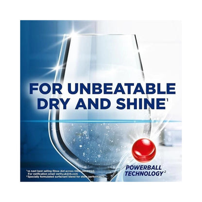 Finish Powerball Dishwasher Rinse & Shine Aid Lemon Sparkle 400ml