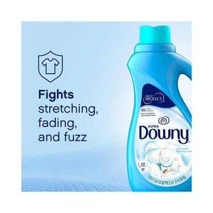 Downy Ultra Liquid Fabric Conditioner Cool Cotton 77oz (2.3L) - 105 Loads