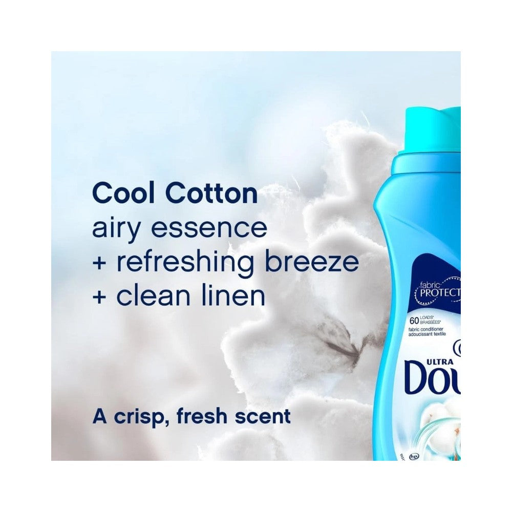 Downy Ultra Liquid Fabric Conditioner Cool Cotton 77oz (2.3L) - 105 Loads