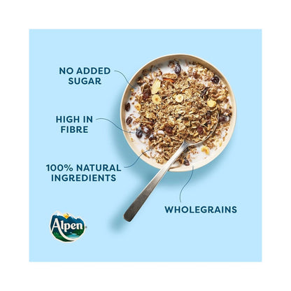 Alpen No Added Sugar Muesli Recipe Cereal 550g