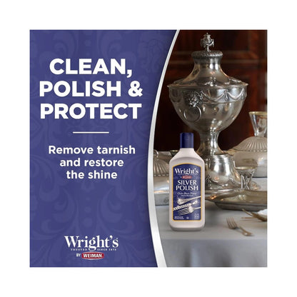 Wright's Anti Tarnish Silver Polish 7oz (207ml)