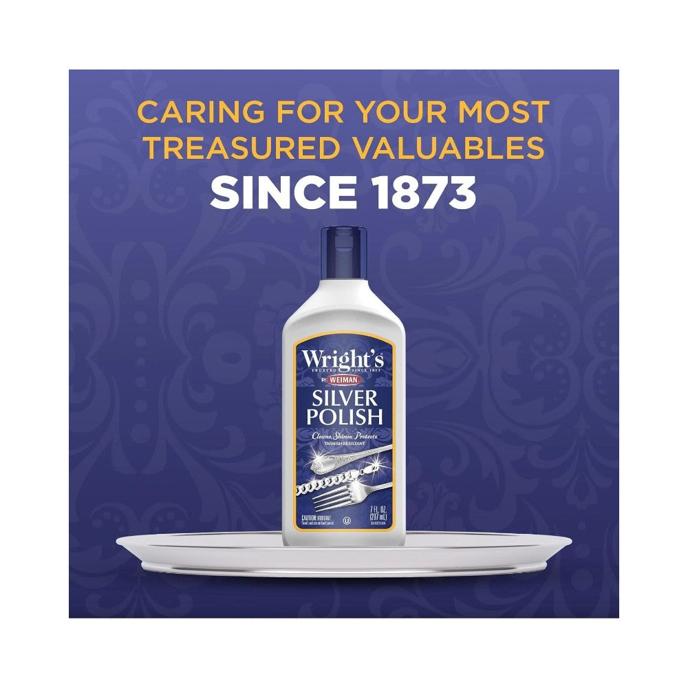 Wright's Anti Tarnish Silver Polish 7oz (207ml)