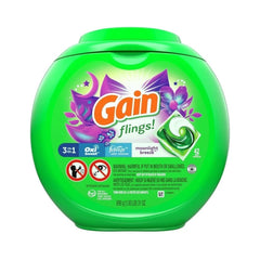 Gain Flings! 3 in 1 Laundry Detergent Pacs Moonlight Breeze | 42 Pods